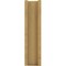 Ekena Millwork 5 1/2-in W x 22-in D x 22-in H Balboa Slat Rough Cedar Woodgrain TimberThane Outlooker, Primed Tan OUTUR055X22X22BOA24RCPR - alternate 6